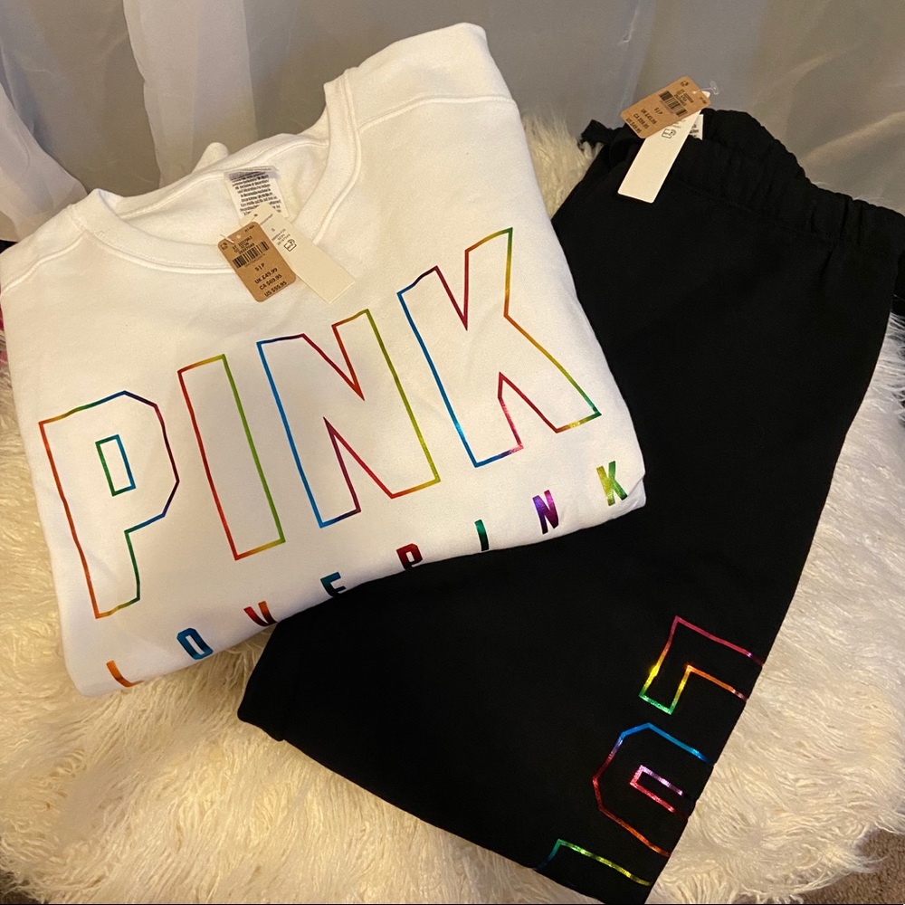 🌈PINK• Rainbow Foil Set🌈